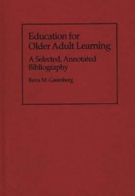 bokomslag Education for Older Adult Learning