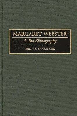 bokomslag Margaret Webster