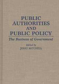 bokomslag Public Authorities and Public Policy