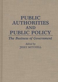 bokomslag Public Authorities and Public Policy