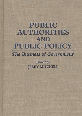 bokomslag Public Authorities and Public Policy