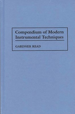 Compendium of Modern Instrumental Techniques 1