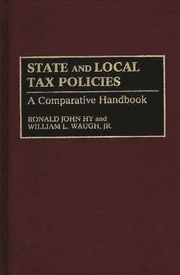 bokomslag State and Local Tax Policies