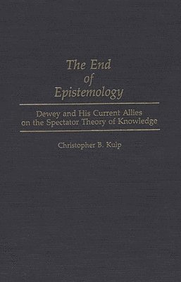 bokomslag End of Epistemology