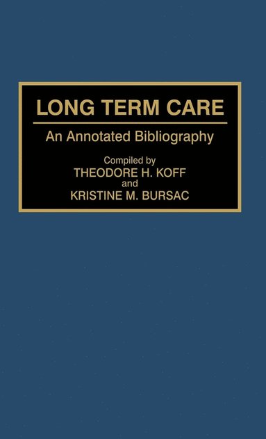 bokomslag Long Term Care