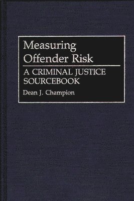 bokomslag Measuring Offender Risk