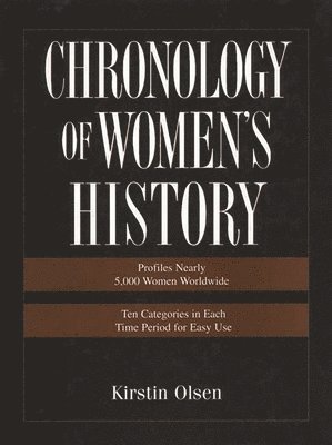 bokomslag Chronology of Women's History