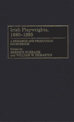 bokomslag Irish Playwrights, 1880-1995