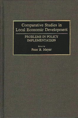 Comparative Studies in Local Economic Development