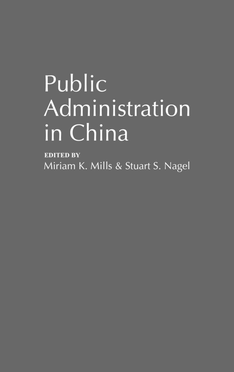 Public Administration in China 1