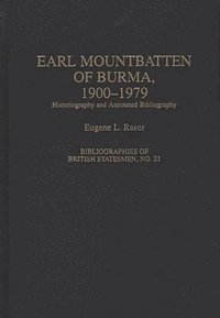 bokomslag Earl Mountbatten of Burma, 1900-1979