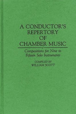 A Conductor's Repertory of Chamber Music 1