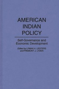 bokomslag American Indian Policy