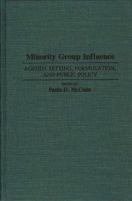 Paula D. McClain, Paula Denice McClain - Minority Group Influence, Inbunden