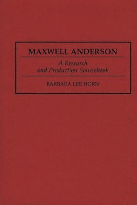 Maxwell Anderson 1