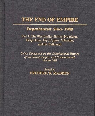 A. F. Madden, Frederick Madden - End of Empire, Inbunden