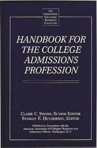 bokomslag Handbook for the College Admissions Profession