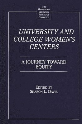 Sharon L. Davie, Sharon L. Davie - University and College Women's Centers, Inbunden