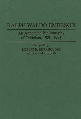 bokomslag Ralph Waldo Emerson