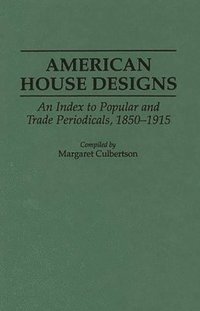 bokomslag American House Designs