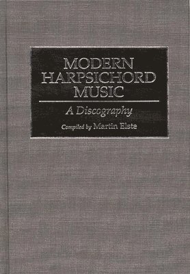 Modern Harpsichord Music 1