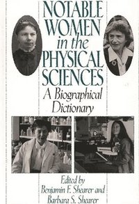 bokomslag Notable Women in the Physical Sciences