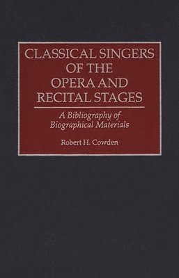 Classical Singers of the Opera and Recital Stages 1