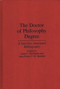 bokomslag The Doctor of Philosophy Degree