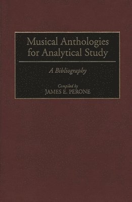 bokomslag Musical Anthologies for Analytical Study