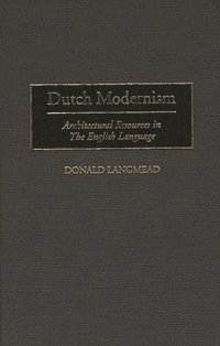bokomslag Dutch Modernism
