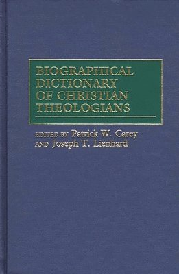 bokomslag Biographical Dictionary of Christian Theologians