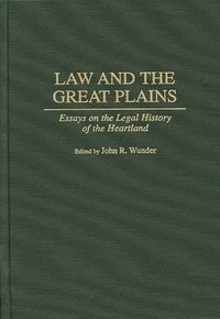 bokomslag Law and the Great Plains
