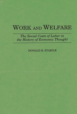 bokomslag Work and Welfare