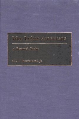 bokomslag West Indian Americans