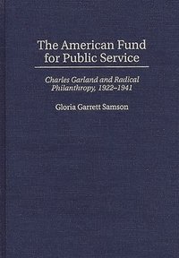 bokomslag The American Fund for Public Service