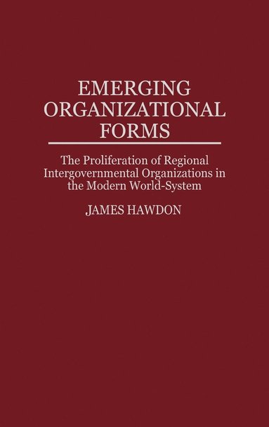 bokomslag Emerging Organizational Forms