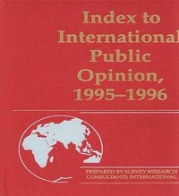 bokomslag Index to International Public Opinion, 1995-1996