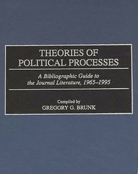 bokomslag Theories of Political Processes