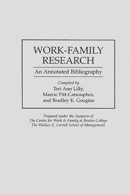 bokomslag Work-Family Research