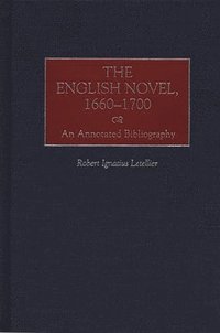 bokomslag English Novel, 1660-1700