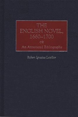 bokomslag English Novel, 1660-1700