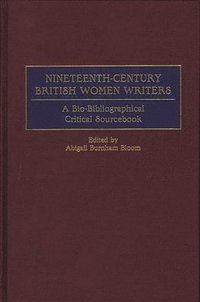 bokomslag Nineteenth-Century British Women Writers
