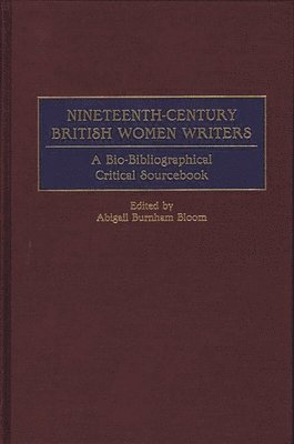 bokomslag Nineteenth-Century British Women Writers