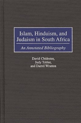 Islam, Hinduism, and Judaism in South Africa 1