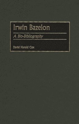 bokomslag Irwin Bazelon