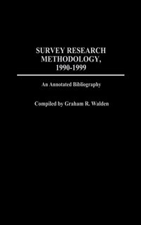 bokomslag Survey Research Methodology, 1990-1999