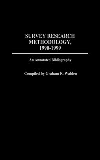 bokomslag Survey Research Methodology, 1990-1999