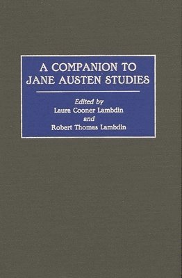 bokomslag A Companion to Jane Austen Studies