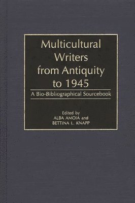 bokomslag Multicultural Writers from Antiquity to 1945