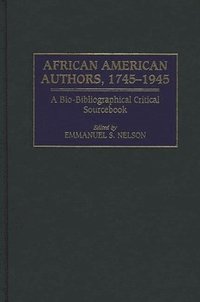 bokomslag African American Authors, 1745-1945
